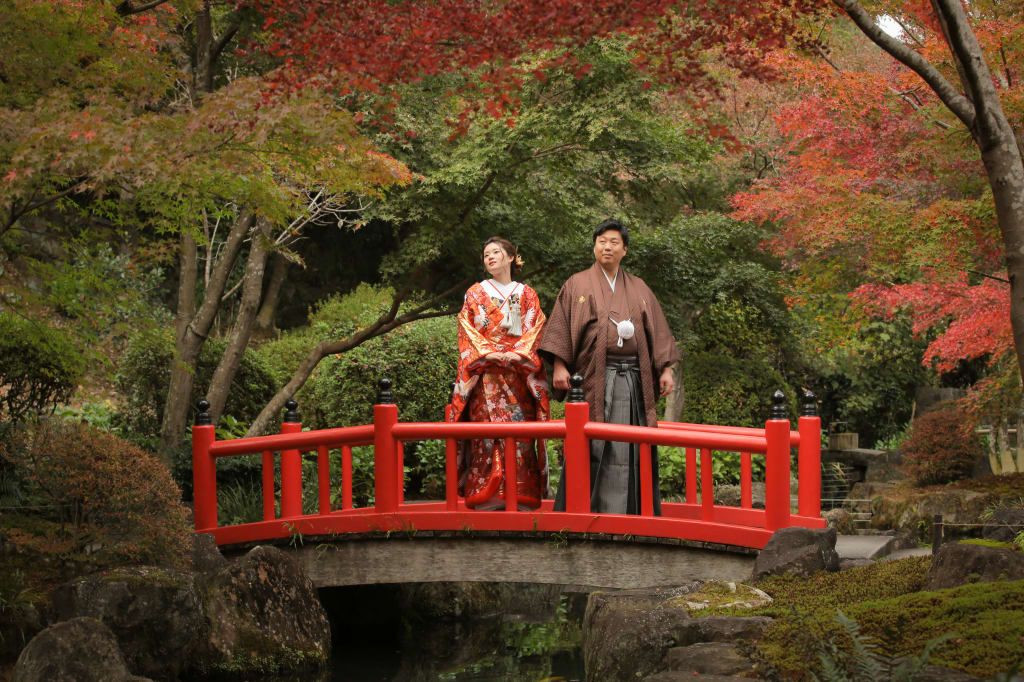 和洋で思い出の祐徳稲荷神社での撮影でした