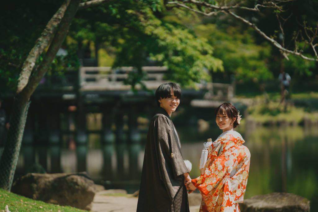 	和装浮見堂ロケーション