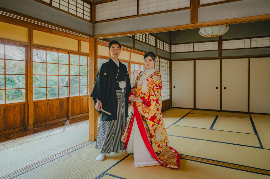 鶴翔閣（旧原家住宅）と三溪園で撮る和装