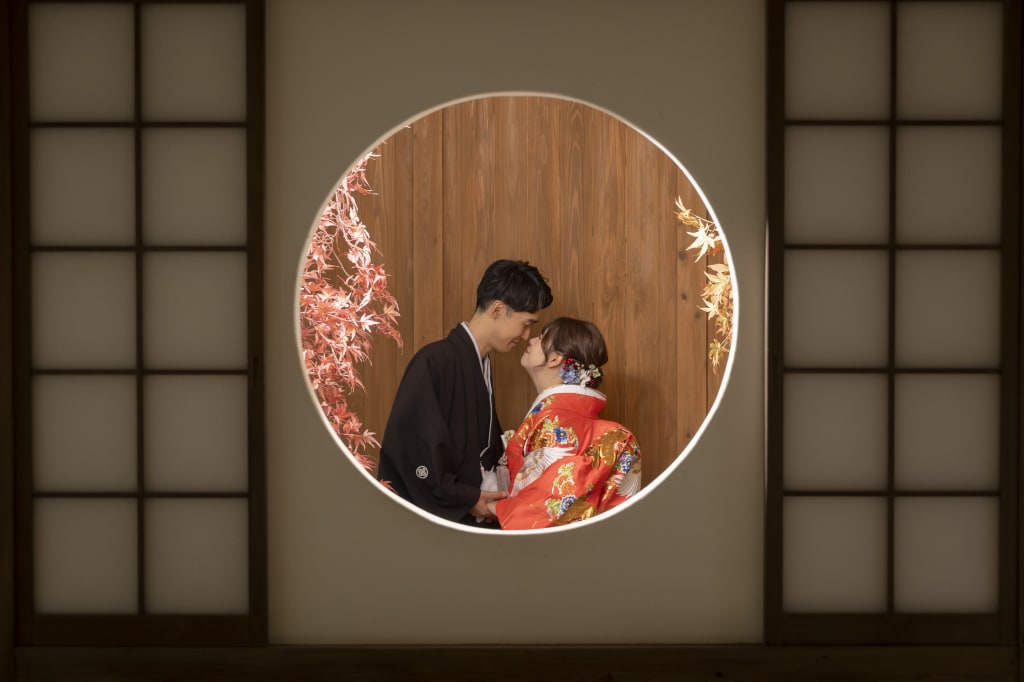 みなとみらい店の屋内庭園スタジオで