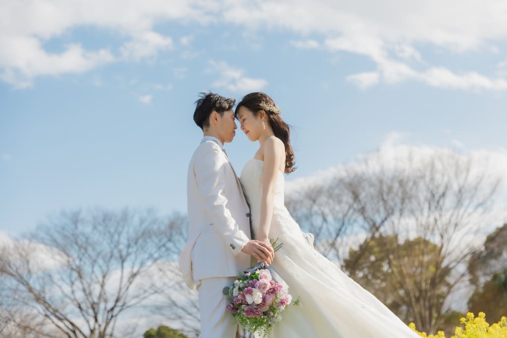 洋装での昭和記念公園と和庭園プラン