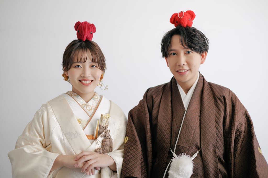 アイテムと一緒にお二人らしく！