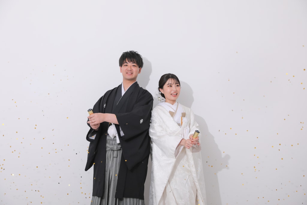 ★コンフェッティで華やかに★【和装スタジオPLUS＋】