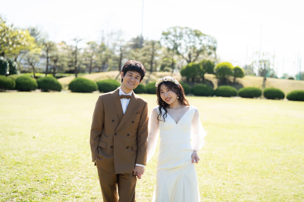 若松公園 | デコルテフォトグラフィー | 前撮り・フォトウェディング
