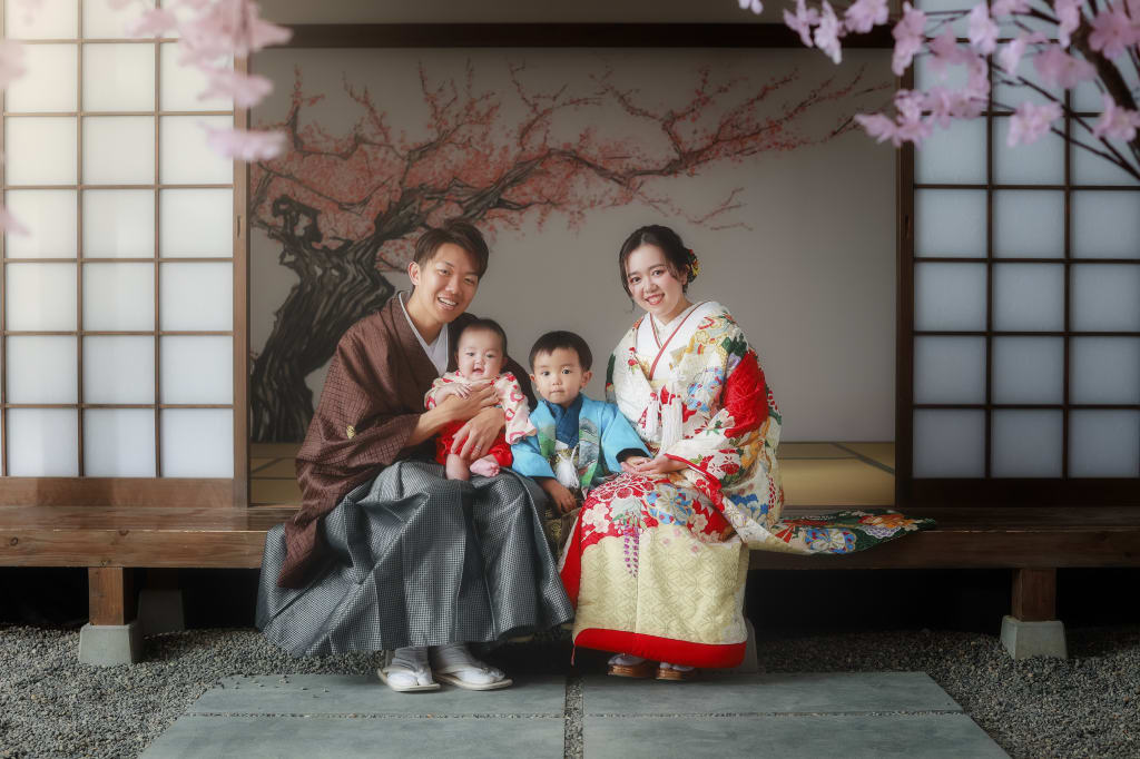 〜屋内庭園スタジオ〜ご家族と一緒に