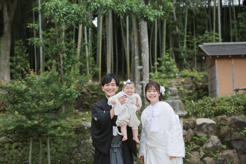 お子様と一緒に和装　スタジオとロケ