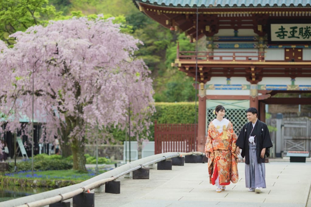 勝尾寺 | デコルテフォトグラフィー | 前撮り・フォトウェディング