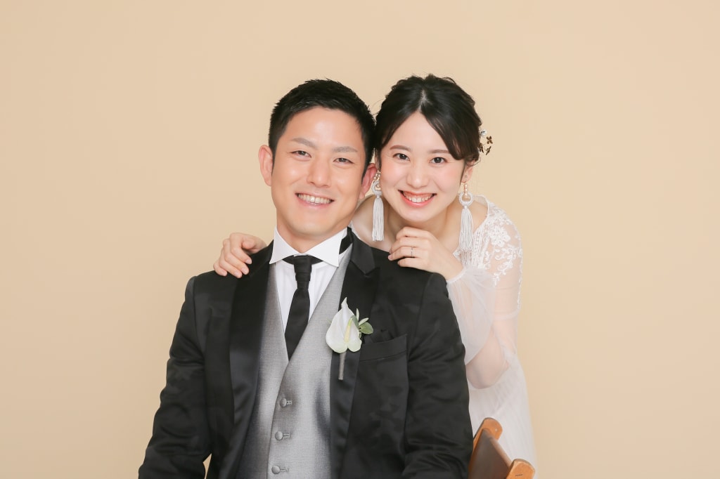 笑顔溢れるお2人と♪【洋装ハウススタジオ】By Nakabayashi