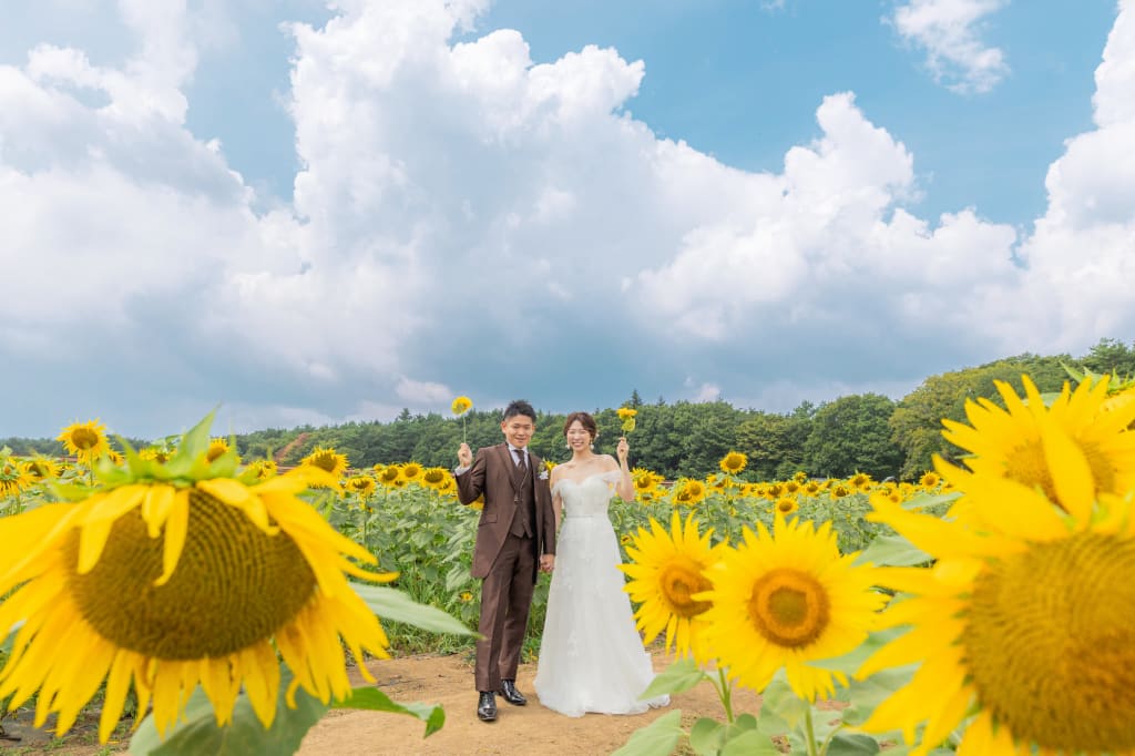 花の都公園での撮影、山中湖