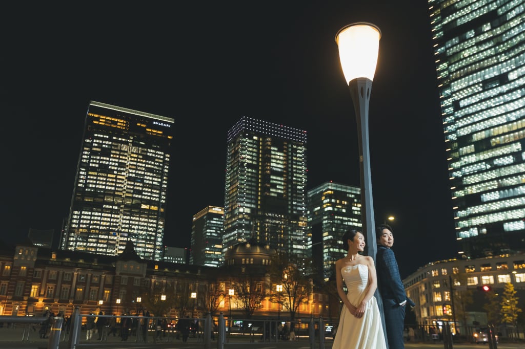 東京駅＆銀座でロケーション撮影