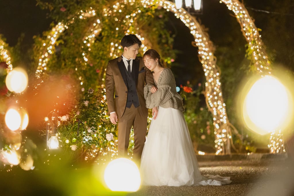 【冬季限定】光の遊園地ロケーションプラン | フォトウェディング・前撮り・結婚写真