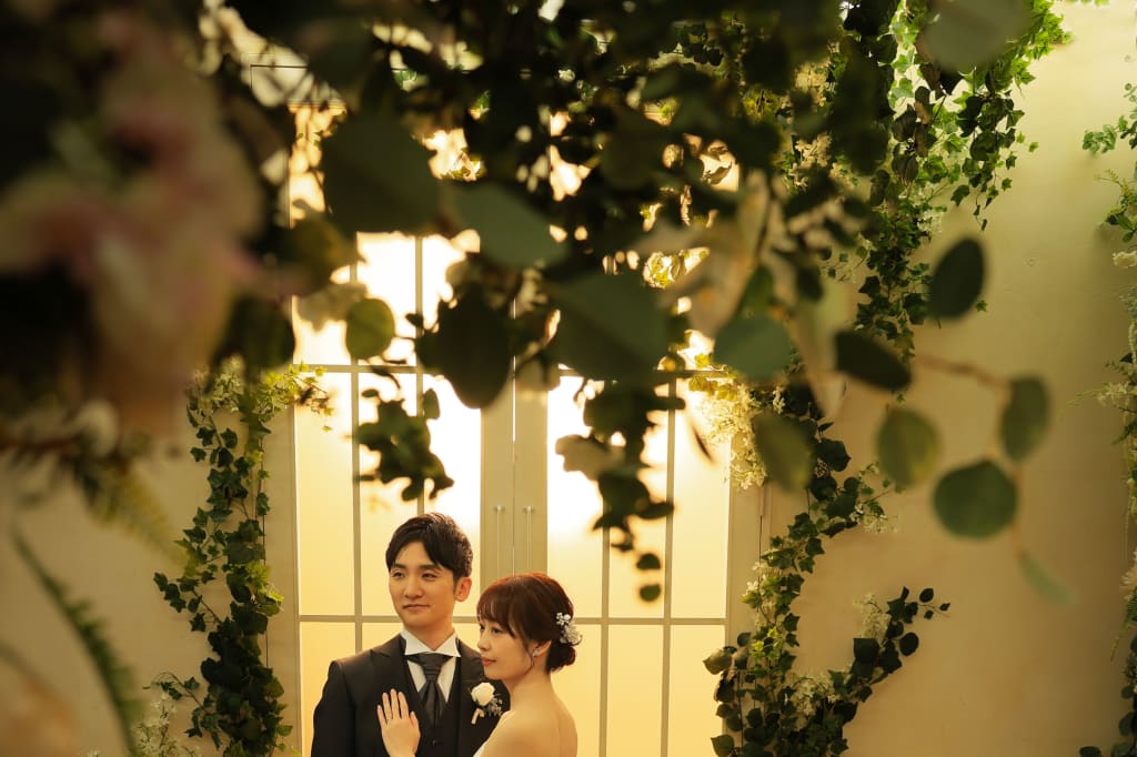 和装+洋装で撮影でスタジオ撮影