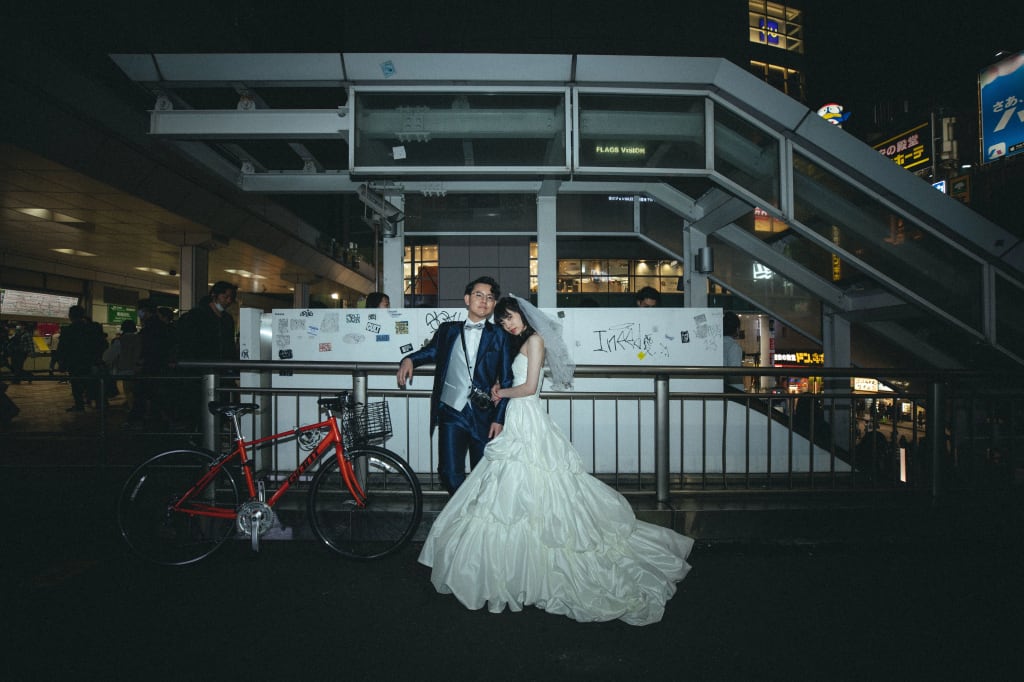 新宿周遊ロケーション＋屋内庭園スタジオプラン | フォトウェディング・前撮り・結婚写真