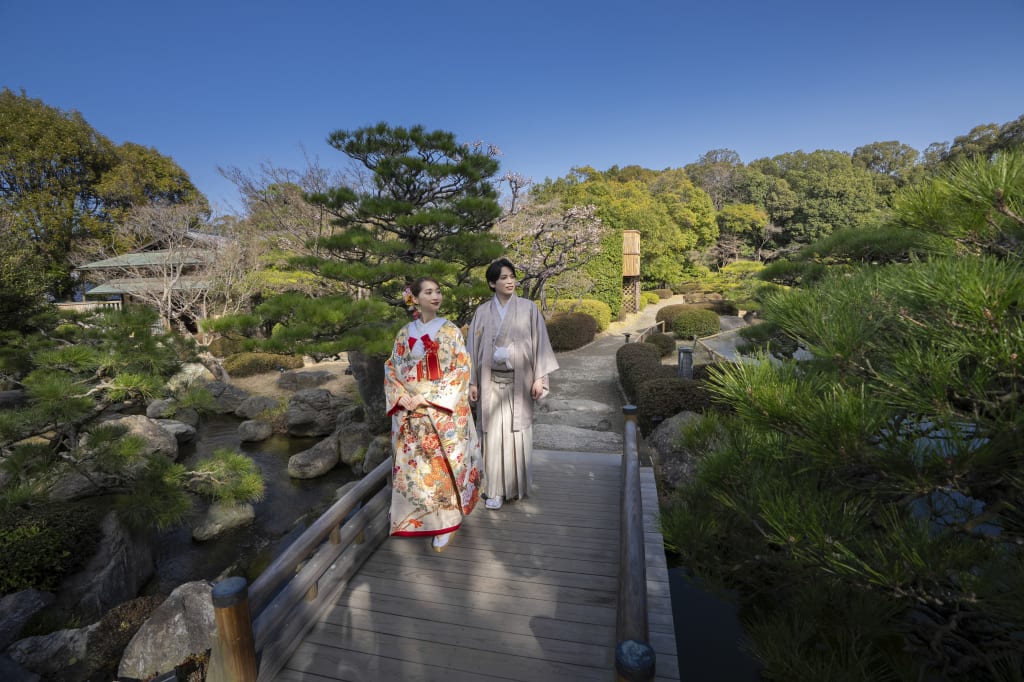 大濠日本庭園ロケーション(お庭のみ)プラン | フォトウェディング・前撮り・結婚写真
