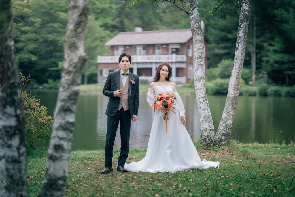 軽井沢タリアセン | デコルテフォトグラフィー | 前撮り・フォトウェディング