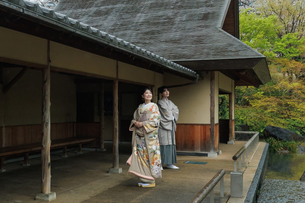 檜町公園ロケーション+洋装ハウススタジオ【300カット】プラン | スタジオAQUA 表参道渋谷店 | フォトウェディング・前撮り・結婚写真