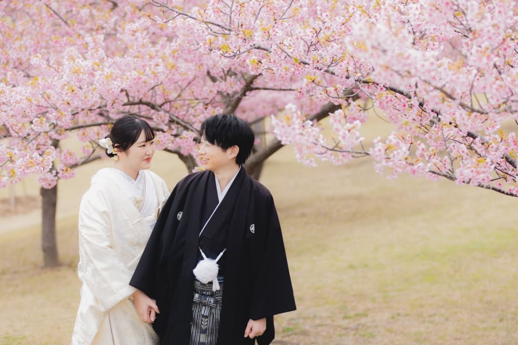 河津桜と一緒に♪