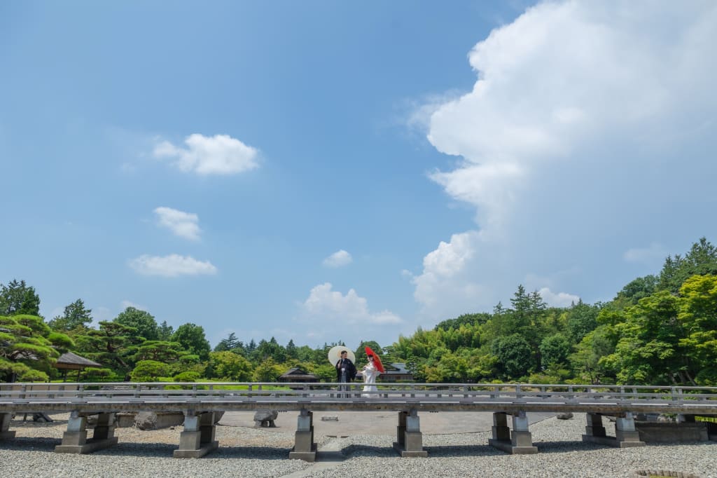 夏空に映える笑顔！昭和記念公園で叶える和装＆洋装ロケーションフォト