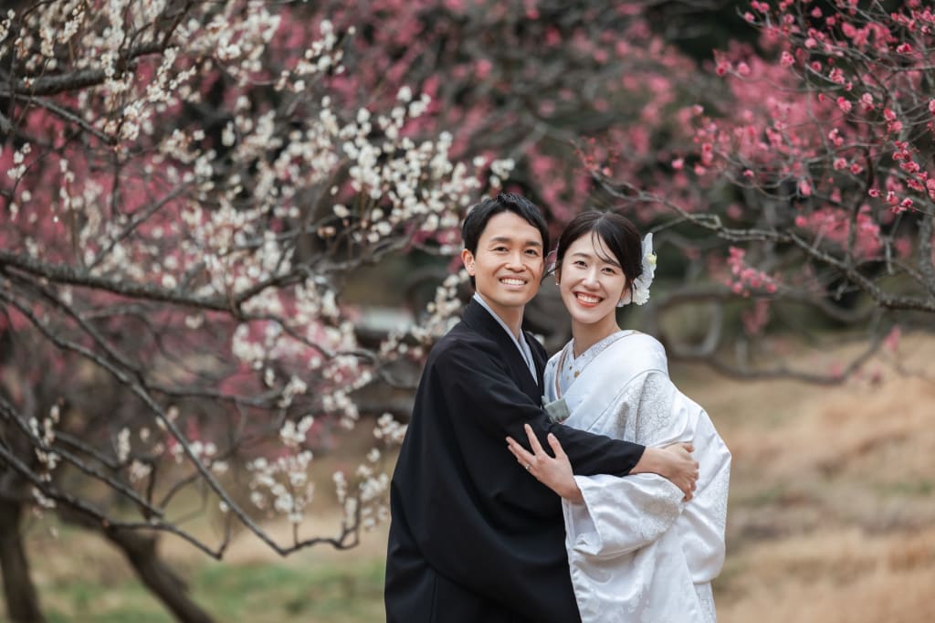 昭和記念公園の梅と河津桜