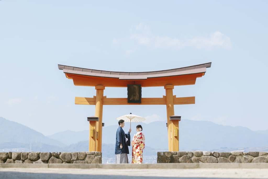 天気に恵まれて【宮島】