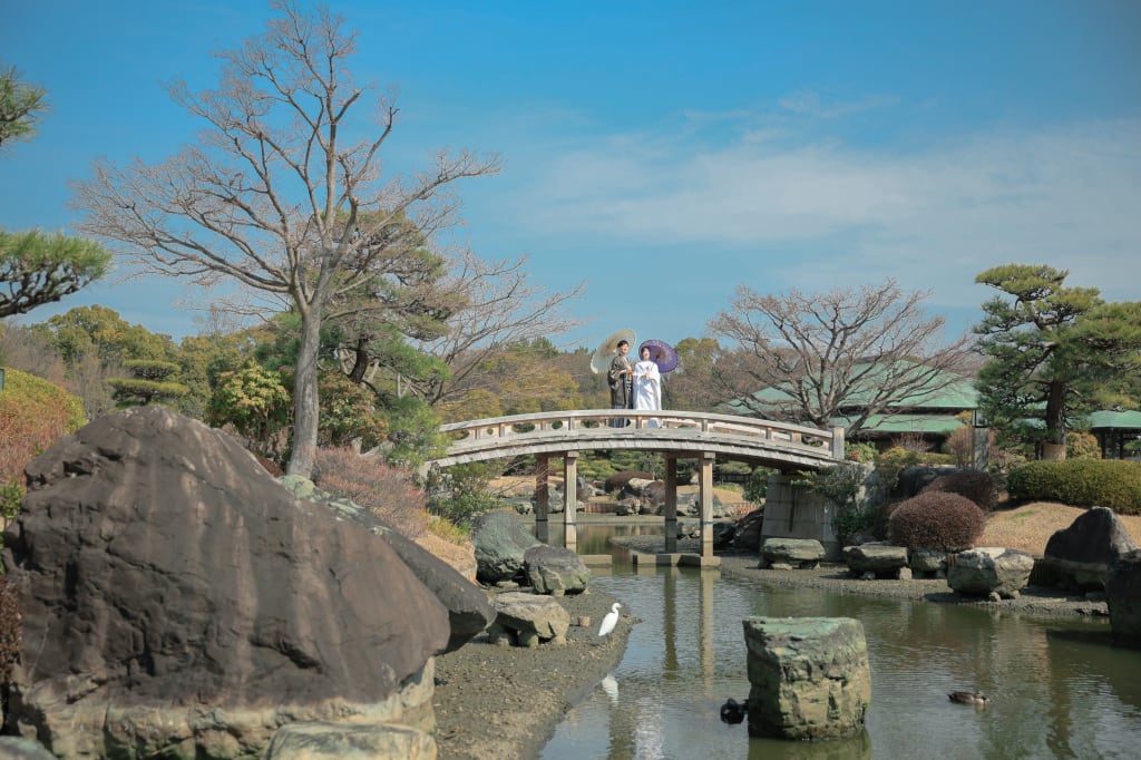 冬の大仙公園ロケーション