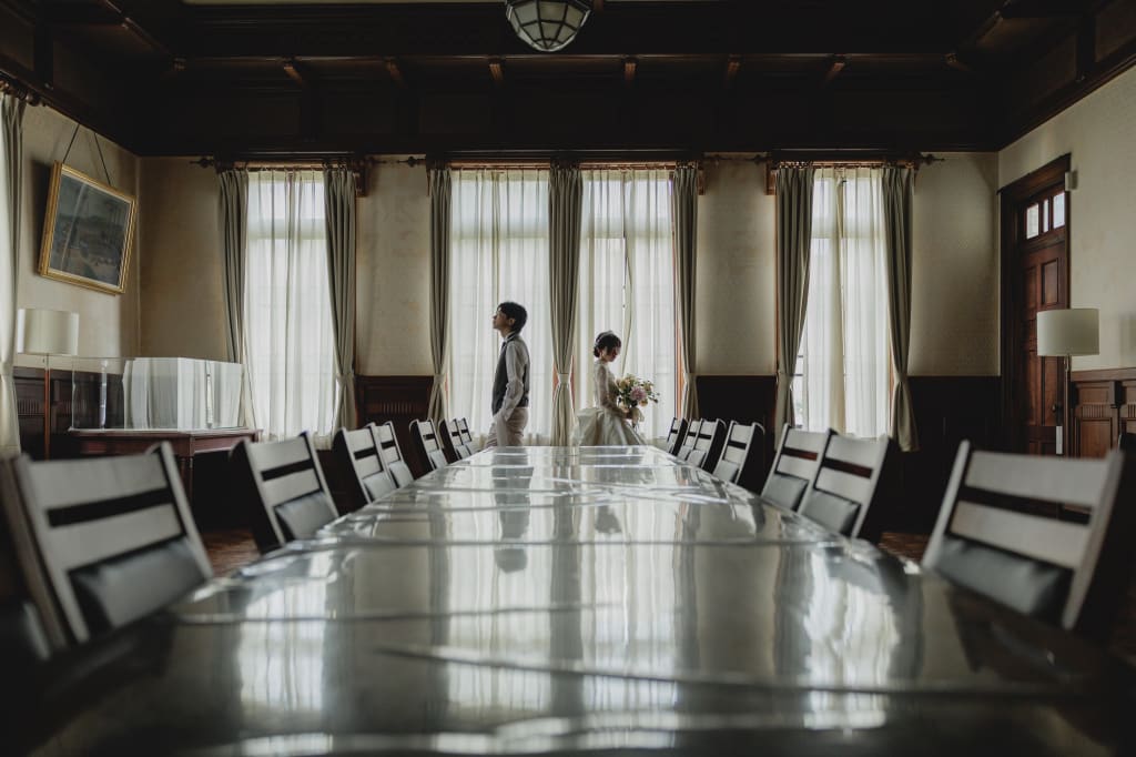 【350カット洋装＋和装】旧石川組製糸西洋館ロケーション＋屋内庭園スタジオプラン | フォトウェディング・前撮り・結婚写真