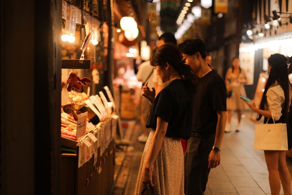 屋内庭園撮影＋京都街ブラで私服撮影も♪