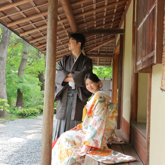 新緑の中 季節を感じて