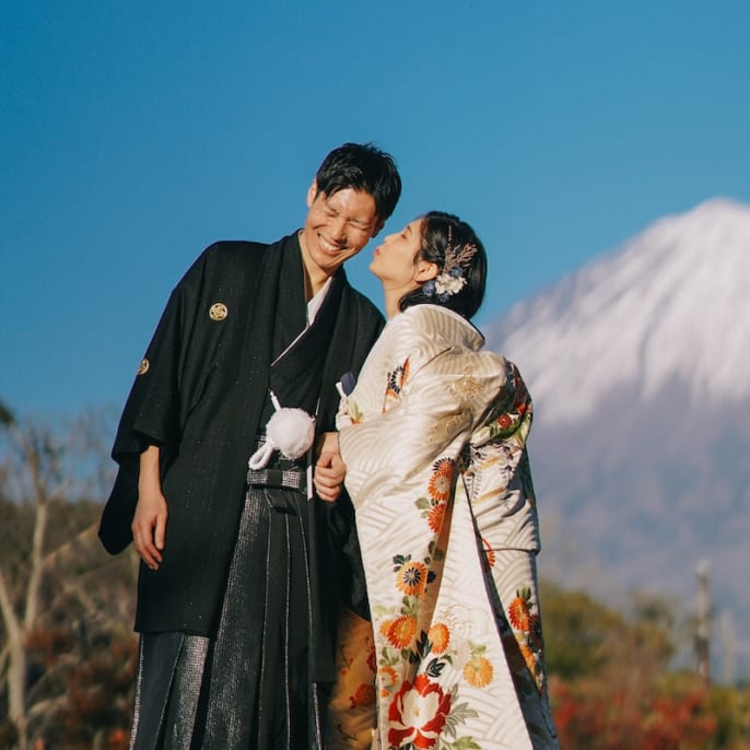 秋晴れの いい夫婦の日 | デコルテフォトグラフィー | 前撮り・フォトウェディング