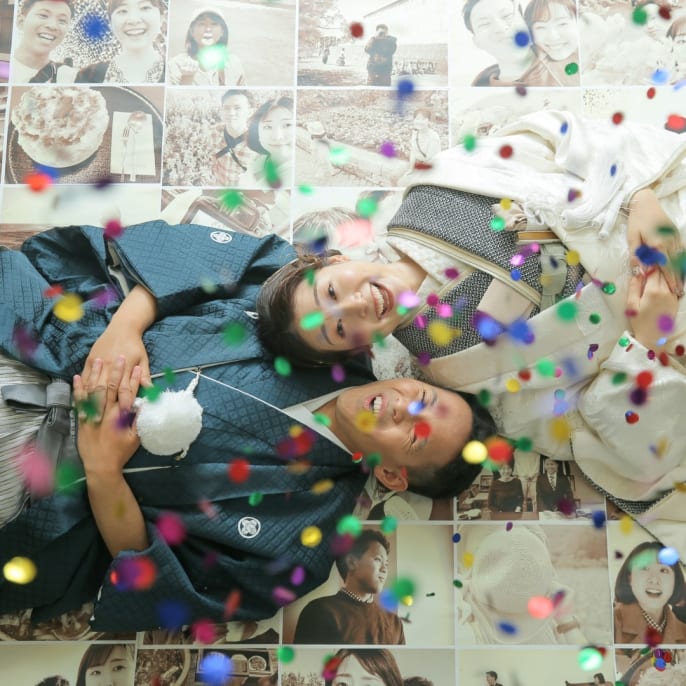 思い出も全部まるごと ウェディングフォトに | スタジオAQUA 新宿店 | 前撮り・フォトウェディング