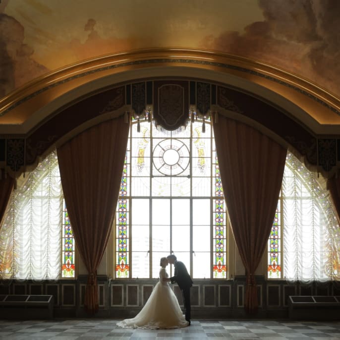 大阪市中央公会堂で 特別な一枚を | デコルテフォトグラフィー | 前撮り・フォトウェディング