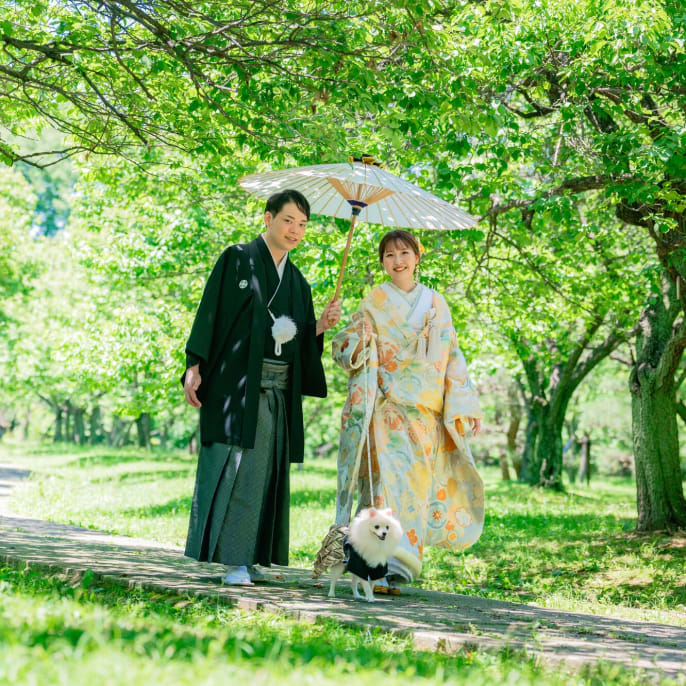 新緑と紫陽花の お散歩フォト