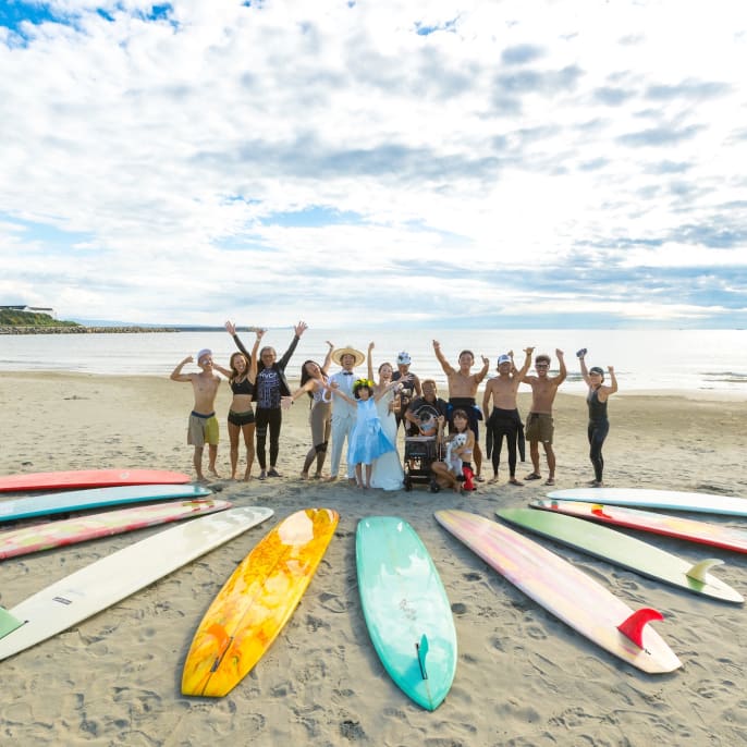 みんな集結 いつものビーチ