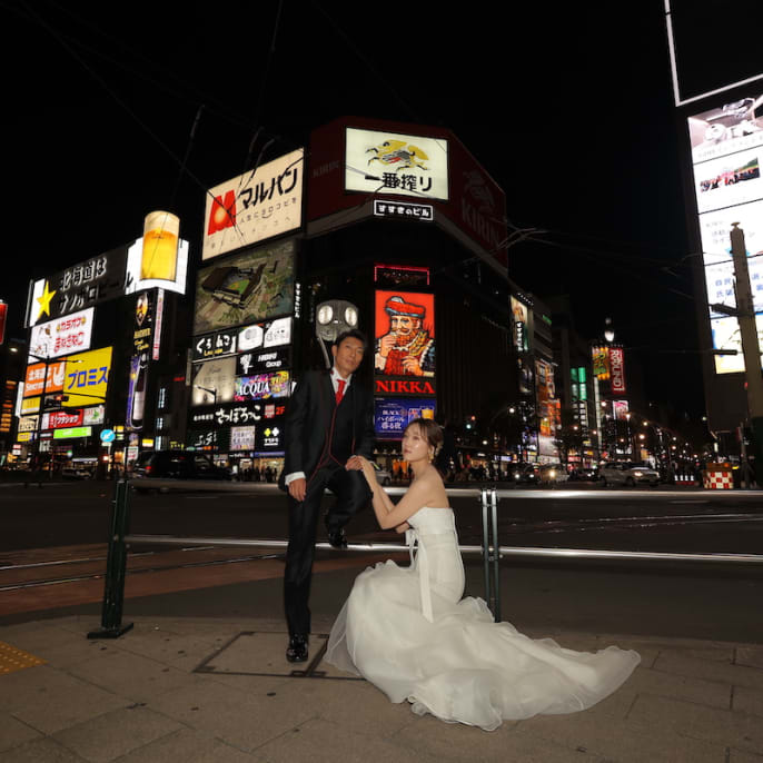 クールに残す ふたりらしさ | スタジオAQUA 軽井沢店 | 前撮り・フォトウェディング