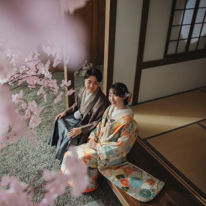 四季の風景が彩る 和装フォト | デコルテフォトグラフィー | 前撮り・フォトウェディング