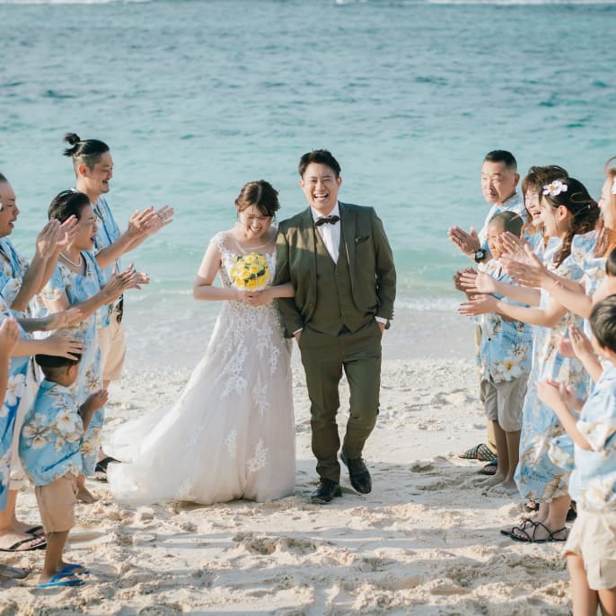 祝福の声と 家族の思い出