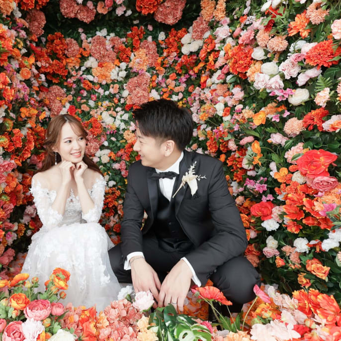 スタジオで自由自在に イメージチェンジ | デコルテフォトグラフィー | 前撮り・フォトウェディング