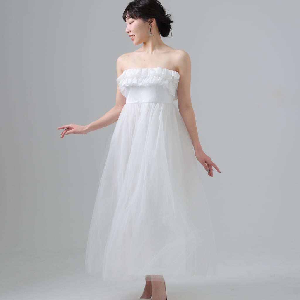 WD02002 LEBERYL チュール　膝丈