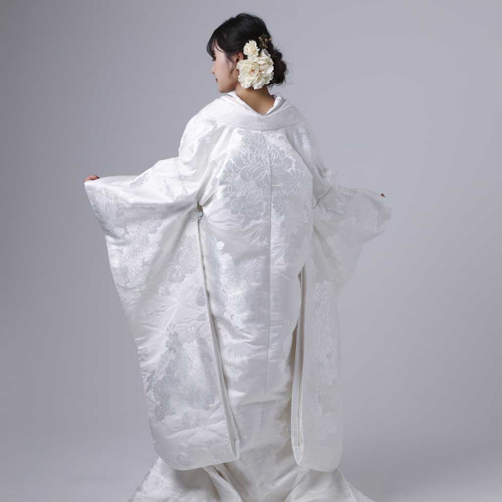 鶴菱取百花紋WU00585