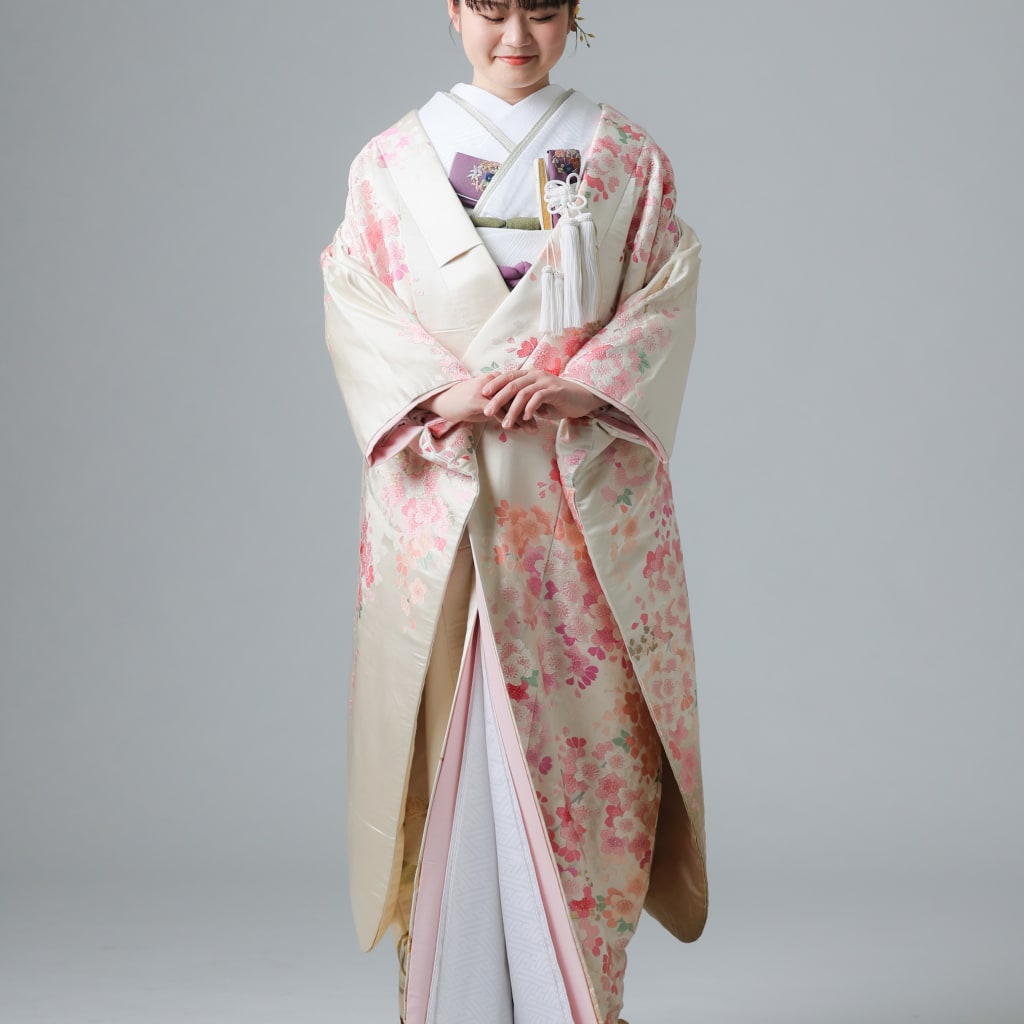 桜流水鴛鴦・ホワイト