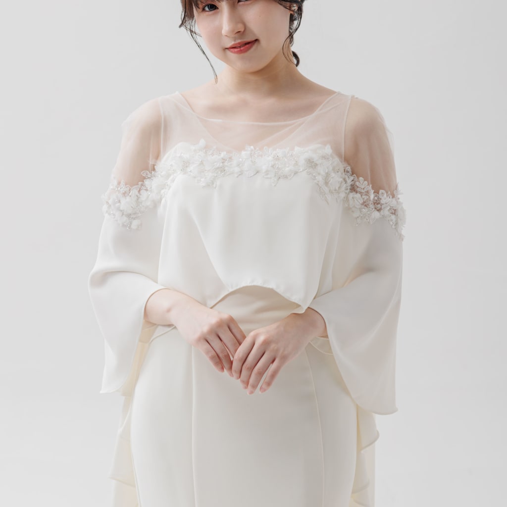 シースルーノースリーブマーメイド