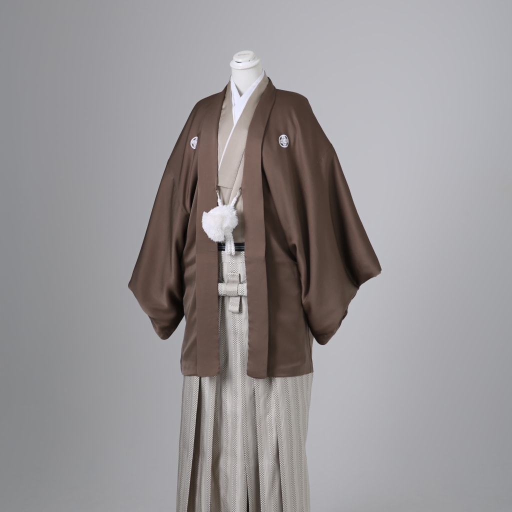 ブラウン×白市松