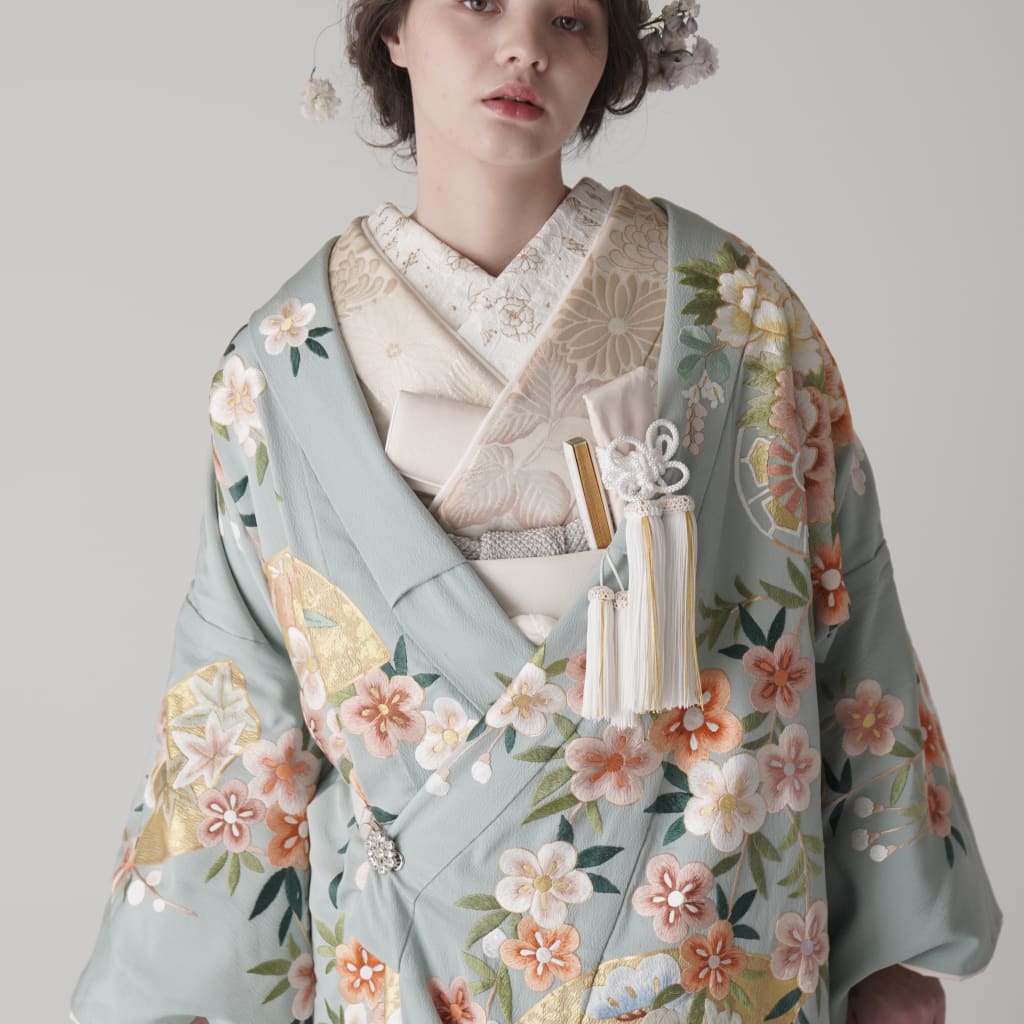 吉祥地紙花車文