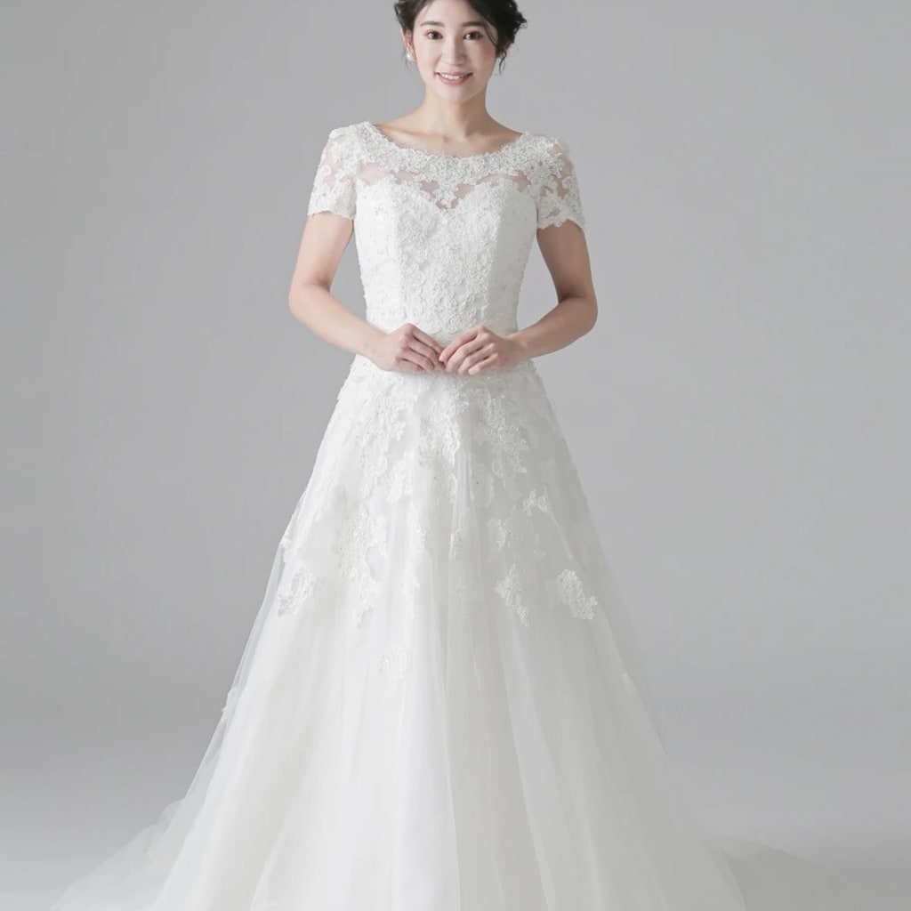 ハーフスリーブトップス刺繍