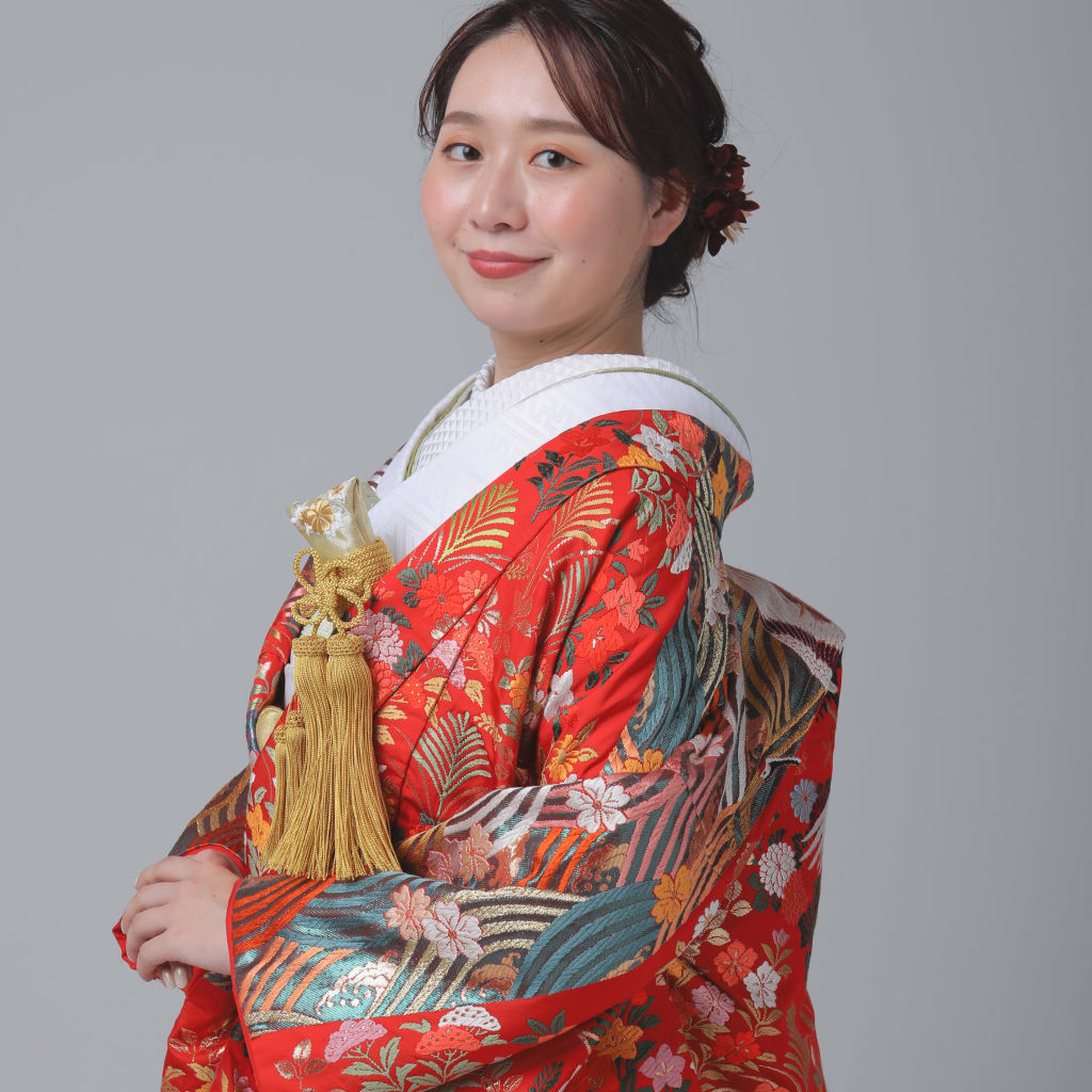 青海波四季花鶴IU01213