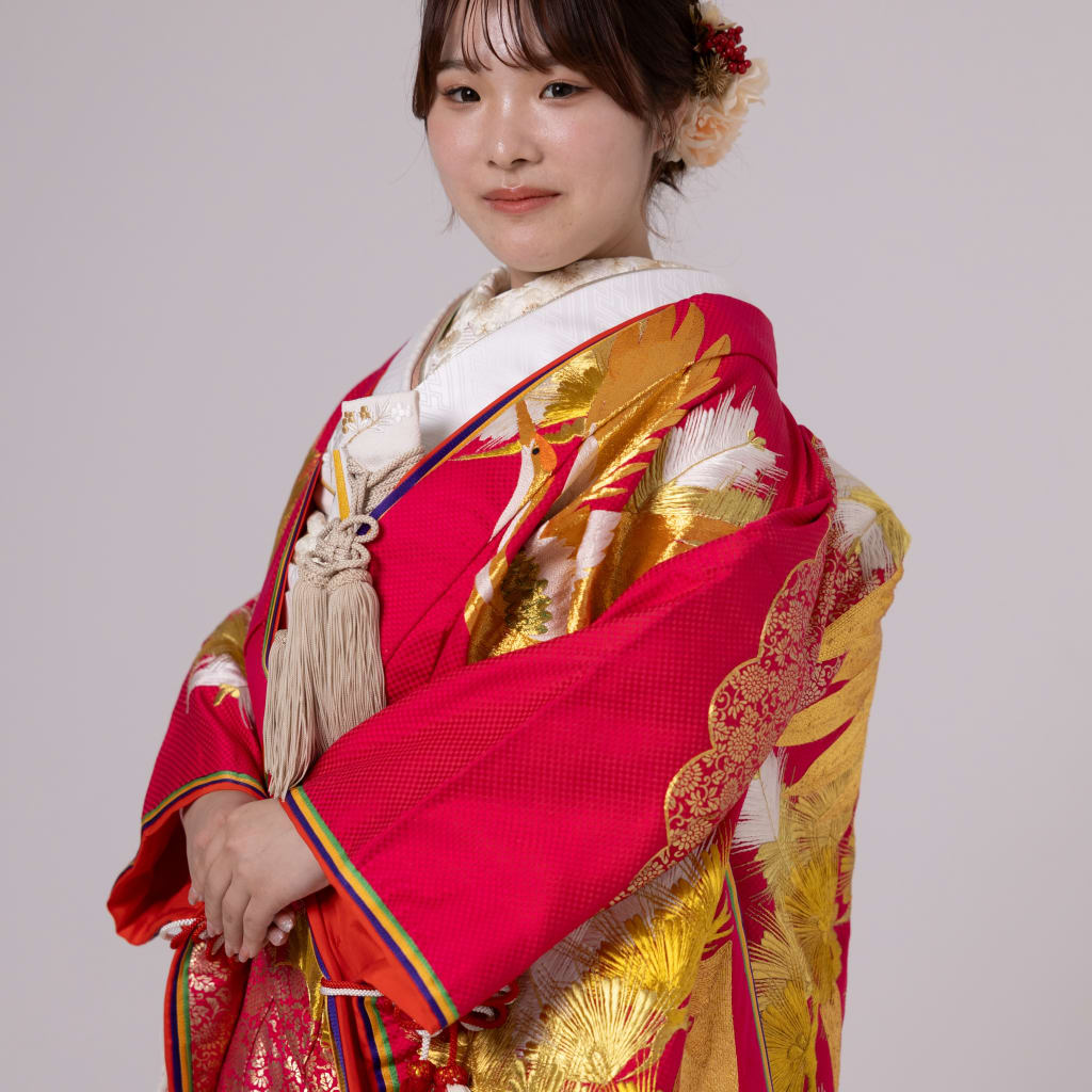 八重重ね 金鶴 針松IU00921