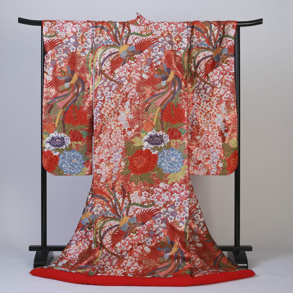 鳳凰と梅の花　IU02023