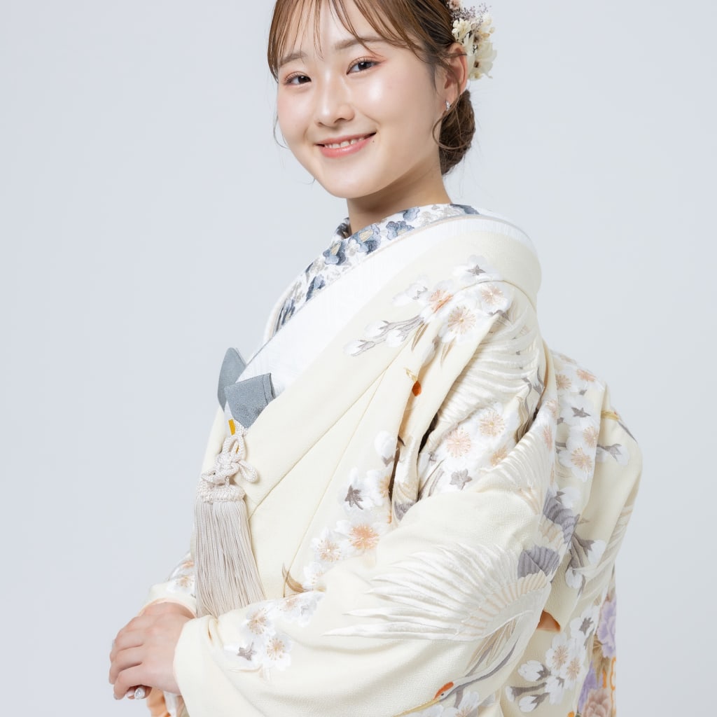 色打掛 梅花小槌 ベージュIU01218