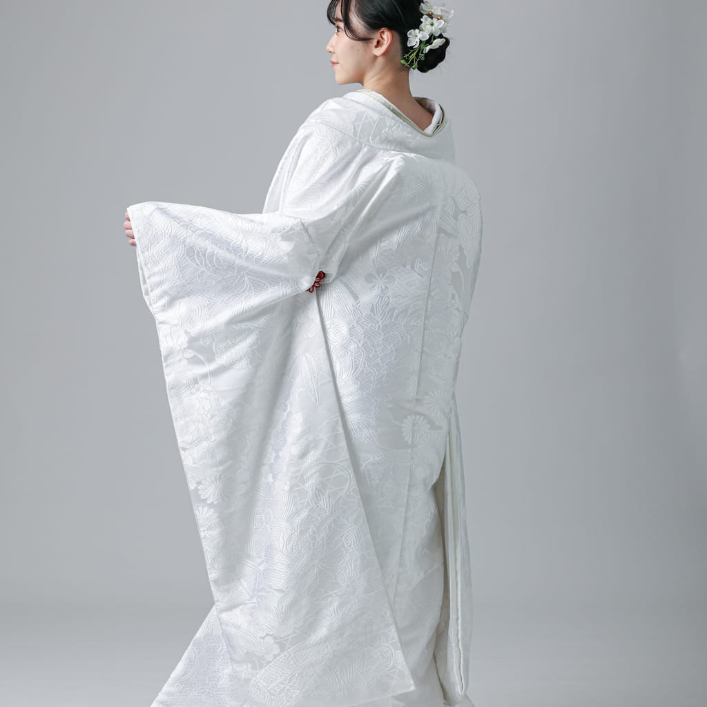 まりに扇面/ホワイト