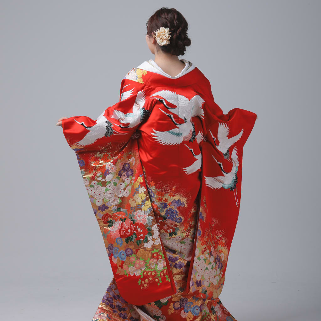 流華戯れ鶴IU01197